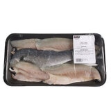 Tray Of Fresh Sea Bass Fillets