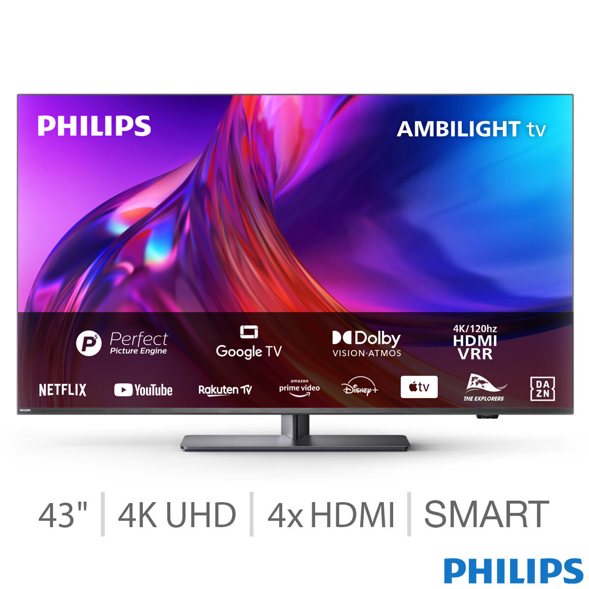 Philips 43PUS8808/12 The One 4K UHD 120Hz LED Ambilight TV