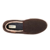 Dearfoam Mens Felted Closed Back Slipper