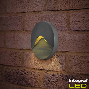 Integral Pathlux Step Outdoor Wall Light Pack of 2