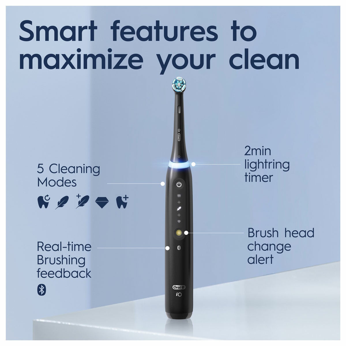 Lifestyle image showing smart features