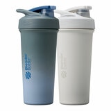 BlenderBottle Strada Stainless Steel Shaker Bottle, 740ml, 2 Pack in 2 Colour Sets
