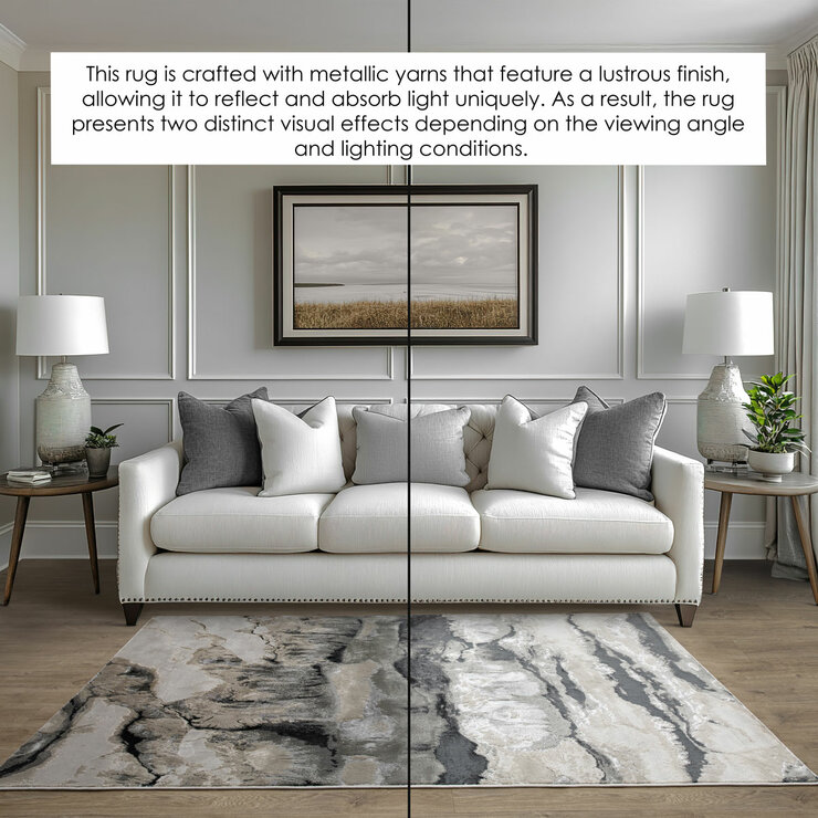 Aurora Quartz Rug, 200 x 290 cm