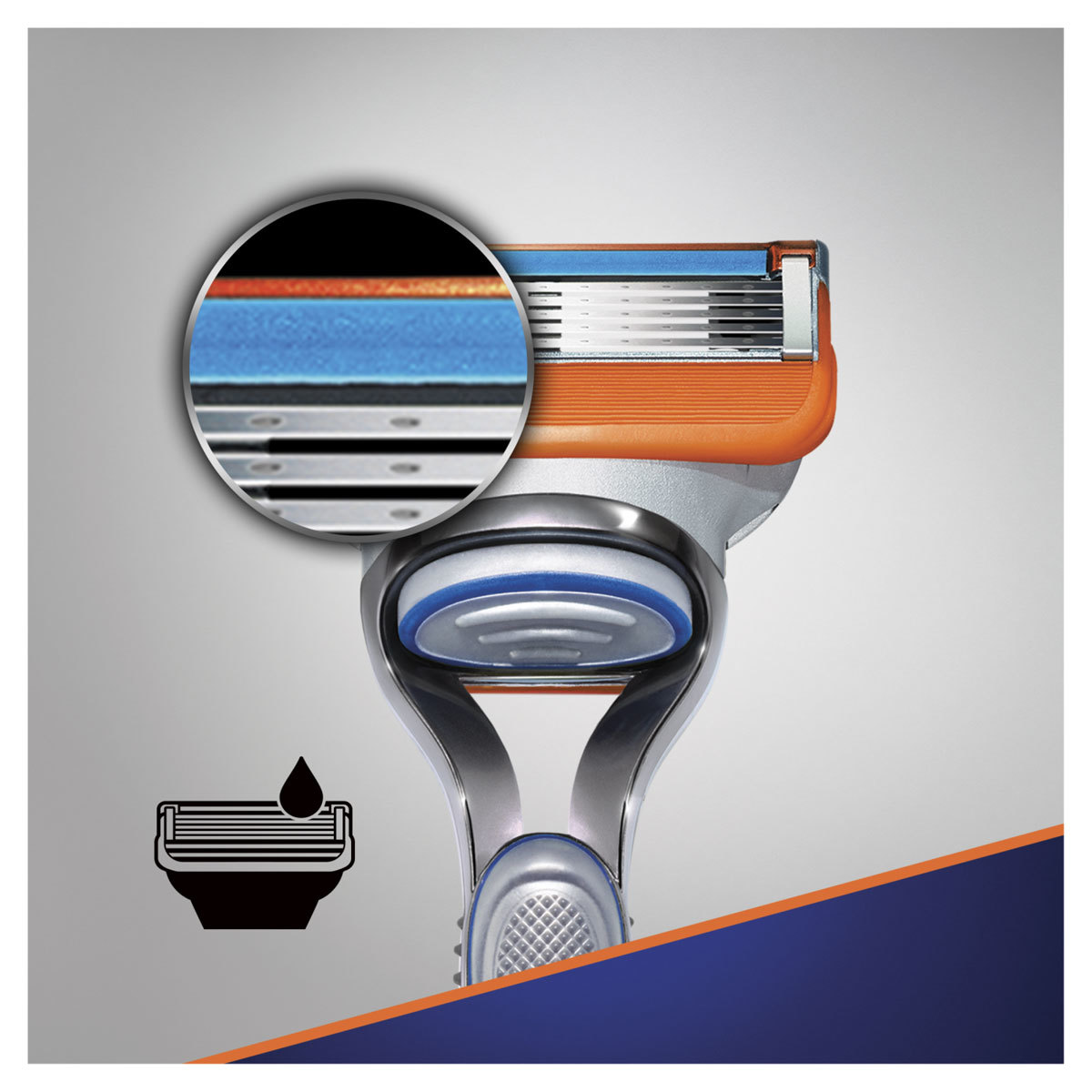 Gillette Fusion5 Manual, 11 Blades + Razor Costco UK