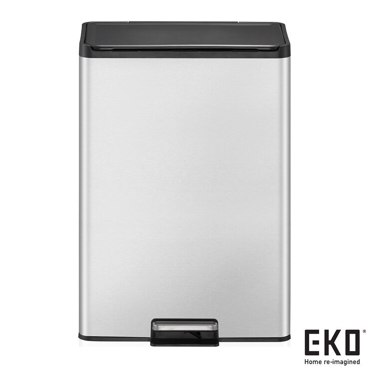 EKO Essential Recycler 20+20L Stainless Steel Pedal Bin Costco UK