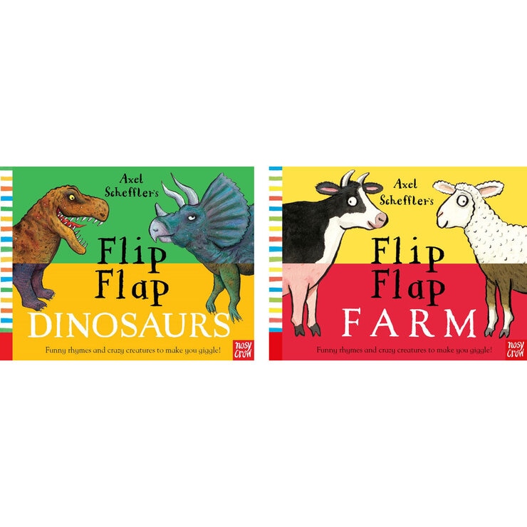 Front cover of farm and dinosaurs Front cover of farm and dinosaurs