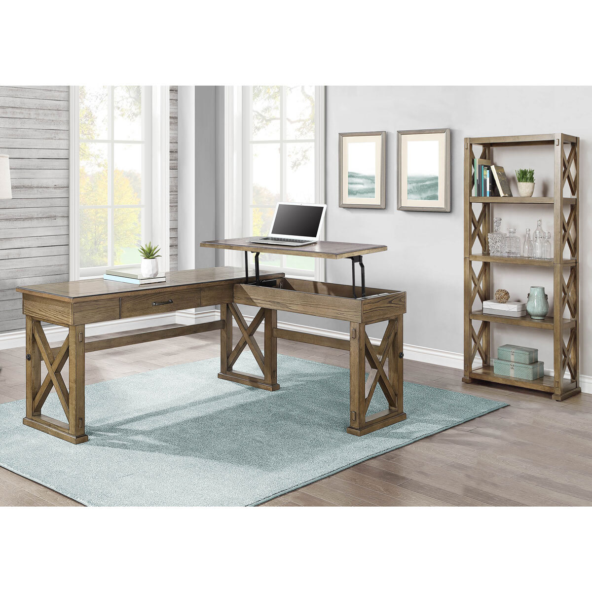 Bayside Furnishings 72" Burke Bookcase Costco UK