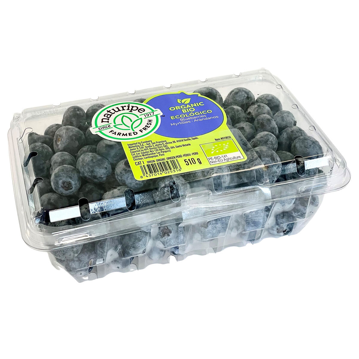 Organic Blueberries, 510g