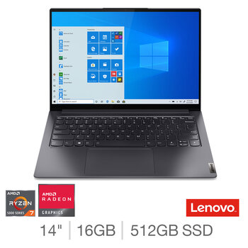 Lenovo Yoga S7 Pro, AMD Ryzen 7, 16GB RAM, 512GB SSD, 14 Inch Laptop, 82MS006GUK