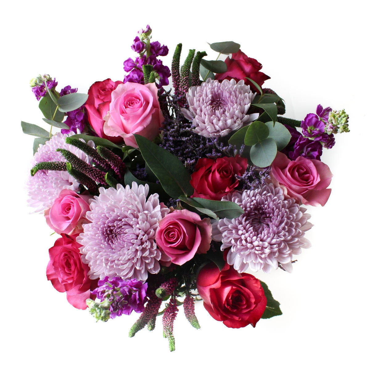 30 Stem Mixed Mother's Day Flower Bouquet with Greetings Card