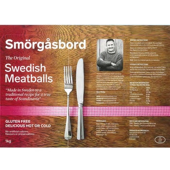 Smörgåsbord Swedish Meatballs. 1kg