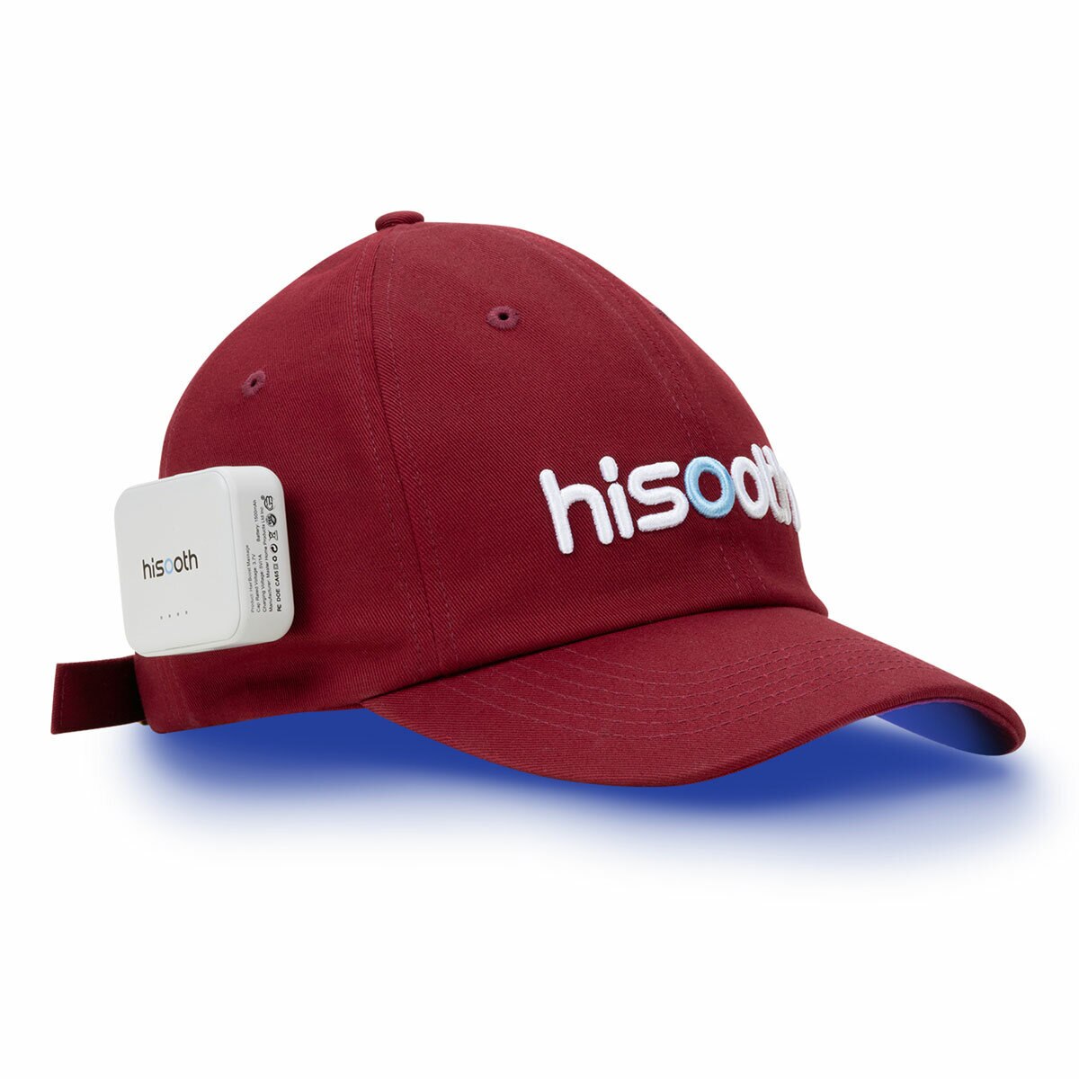 Hisooth H3 Hair Regrowth Scalp Massage Cap with LED Light in Burgundy, size Small Hisooth H3 Hair Regrowth Scalp Massage Cap with LED Light in Burgundy, size Small
