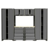 Hilka 24 Gauge Steel 7 Piece Modular Storage Cabinet Set