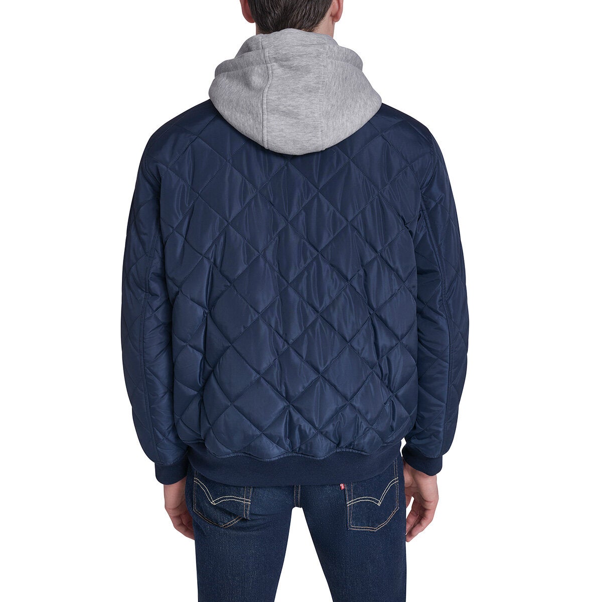 Converse Men's Hooded Bomber Jacket Converse Men's Hooded Bomber Jacket