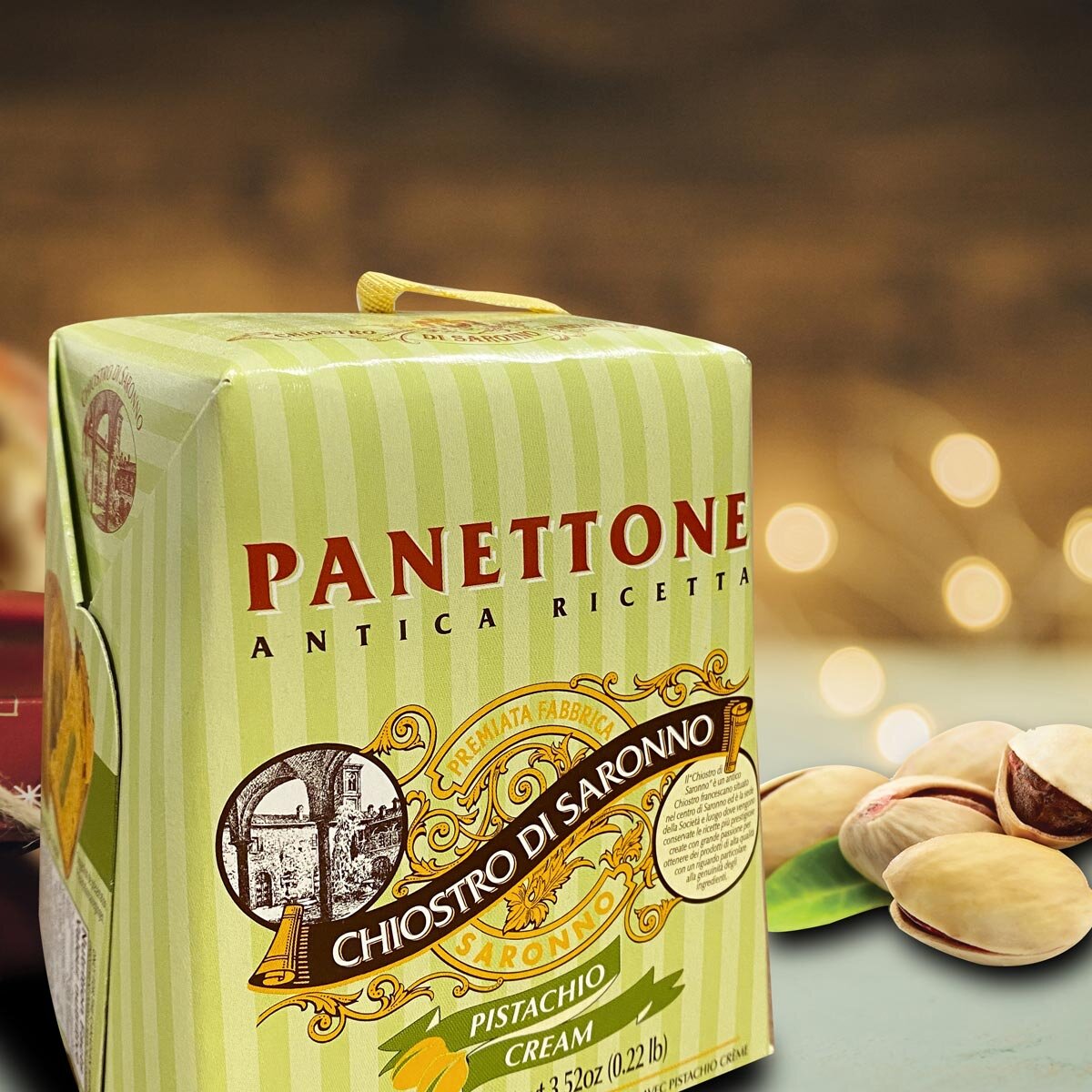 Pistachio Cream Panettone, 100g