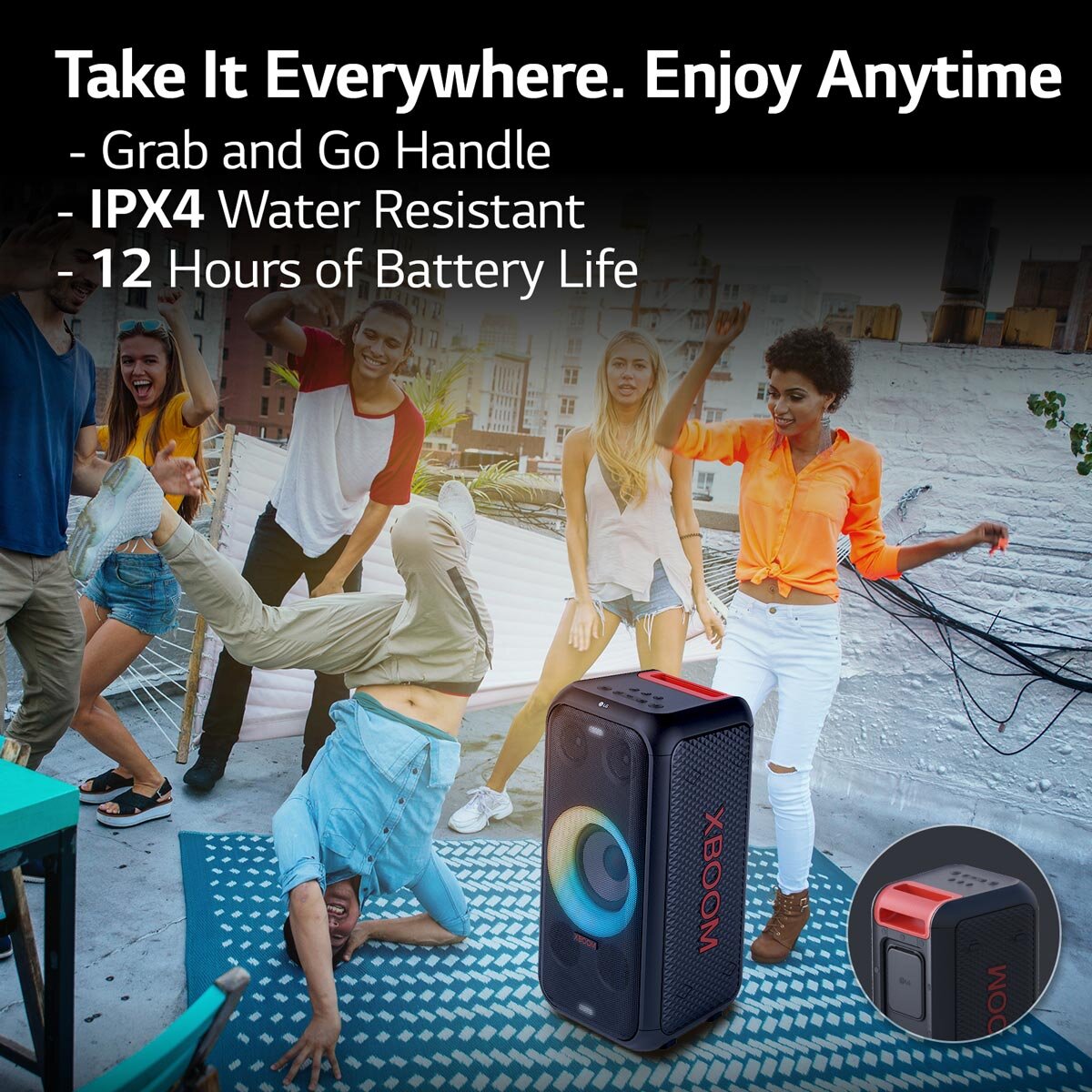 Rolling bluetooth speaker costco sales