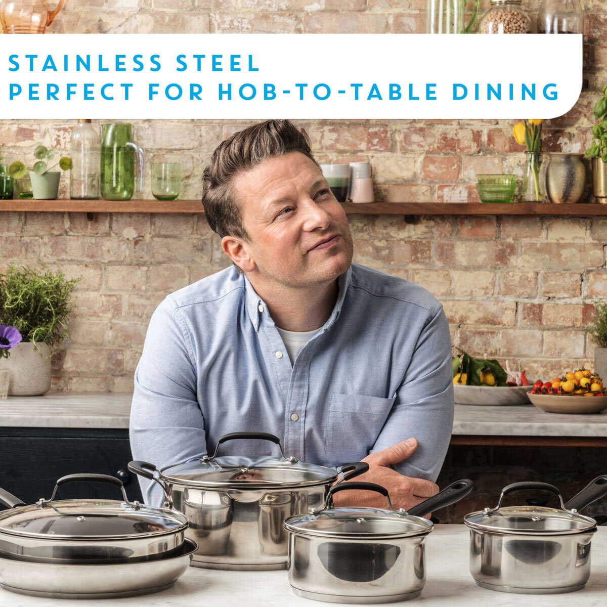 Tefal Jamie Oliver cookware SEt 4 Piece