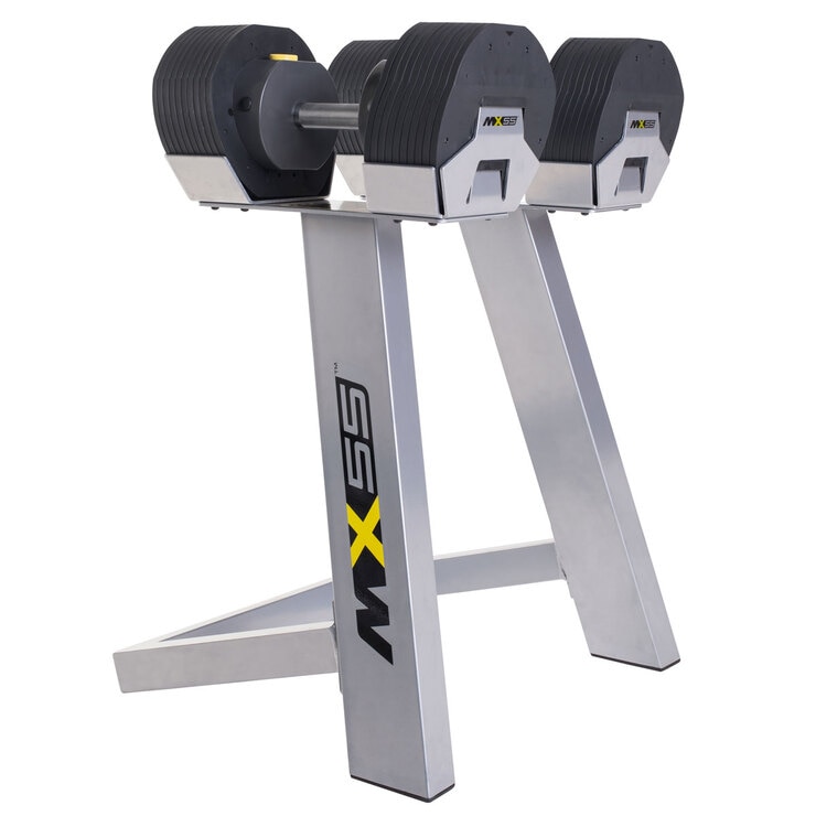 MX SELECT MX55 Rapid Change Adjustable Dumbbell System with Rack Costco UK