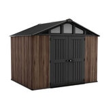 Keter Rosewood Stronghold 10ft x 8ft (3.05 x 2.43m) Storage Shed