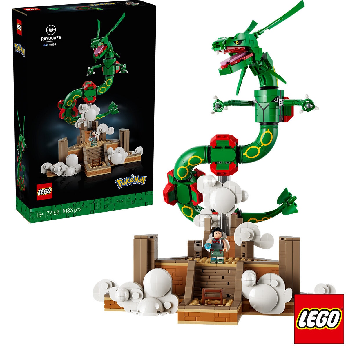 LEGO Pokémon Rayquaza - Model 72168 (18+ Years) LEGO Pokémon Rayquaza - Model 72168 (18+ Years)