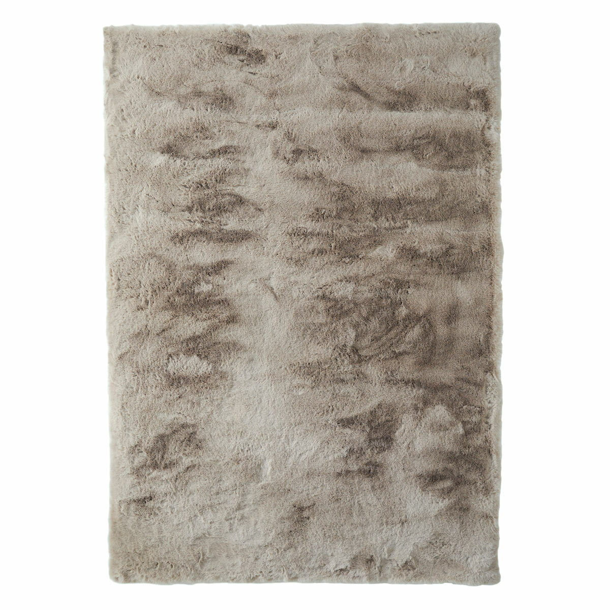 taupe-coloured fluffy textured rug taupe-coloured fluffy textured rug