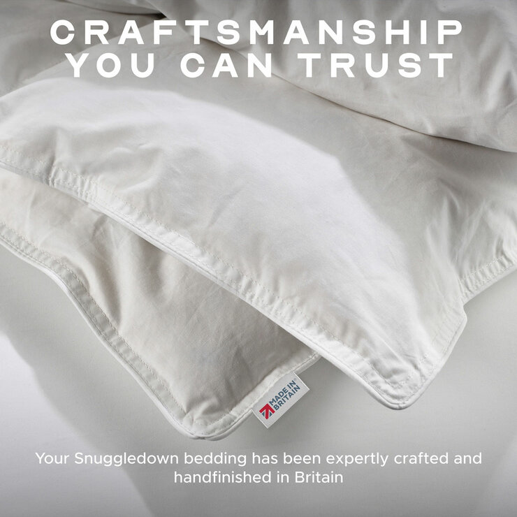 Snuggledown Natural Hotel Goose Feather & Down All Seasons Tog Duvet