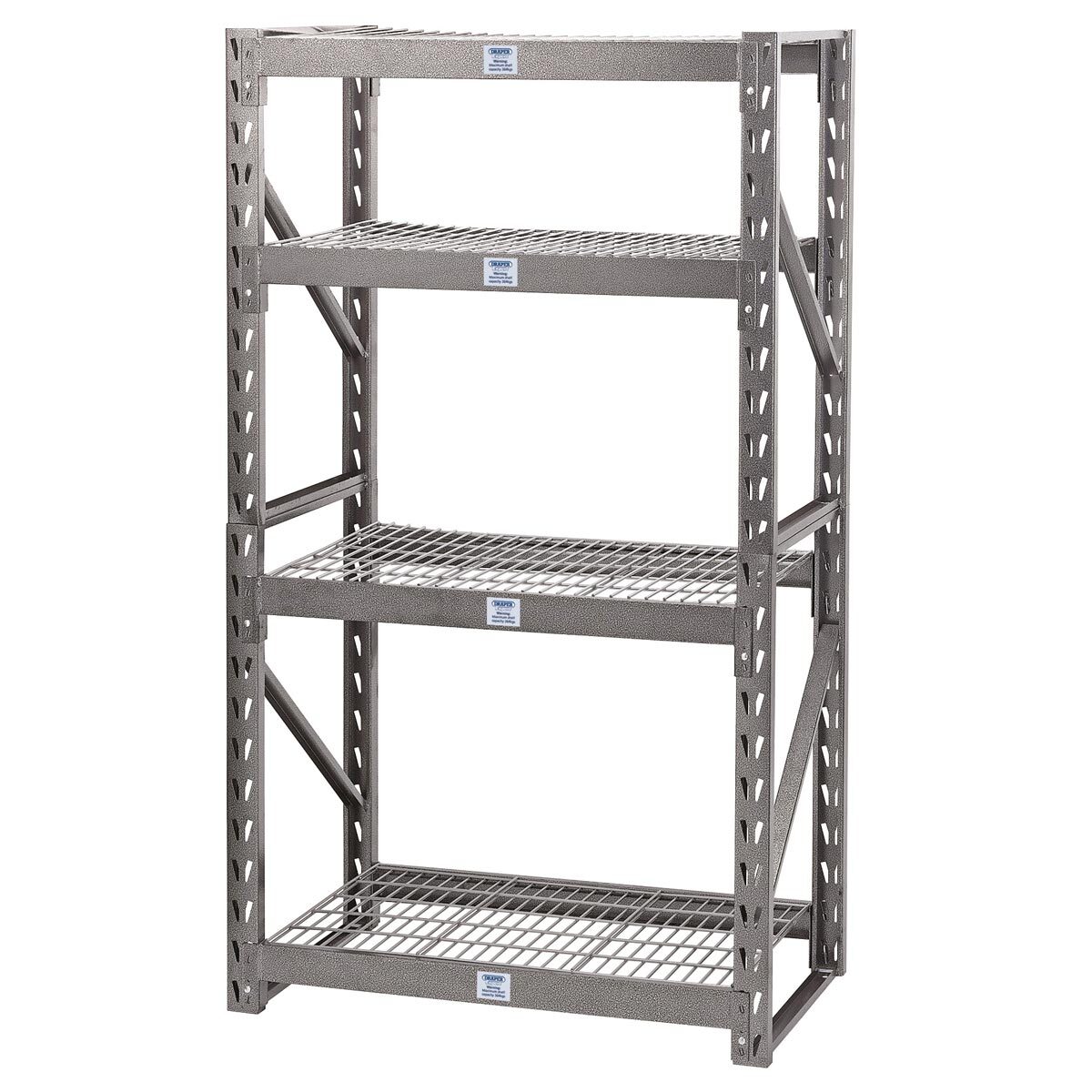 Draper 41" (104cm) Heavy Duty 4 Tier Storage Unit Costco UK