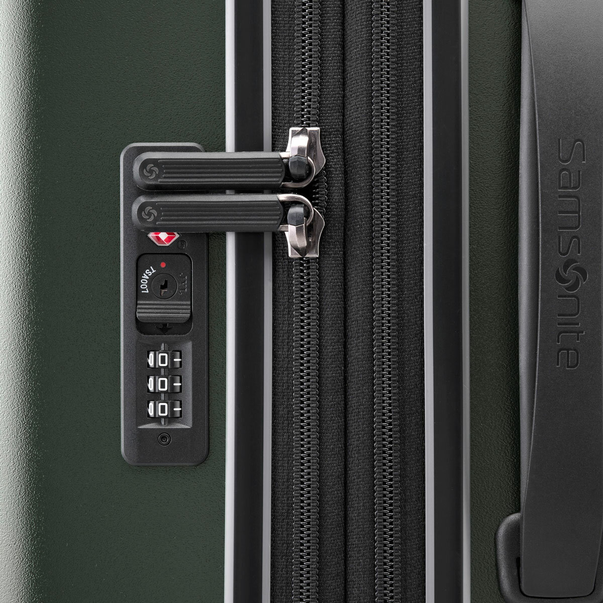 Samsonite Parallax 3 Piece Hardside Luggage Set in Green