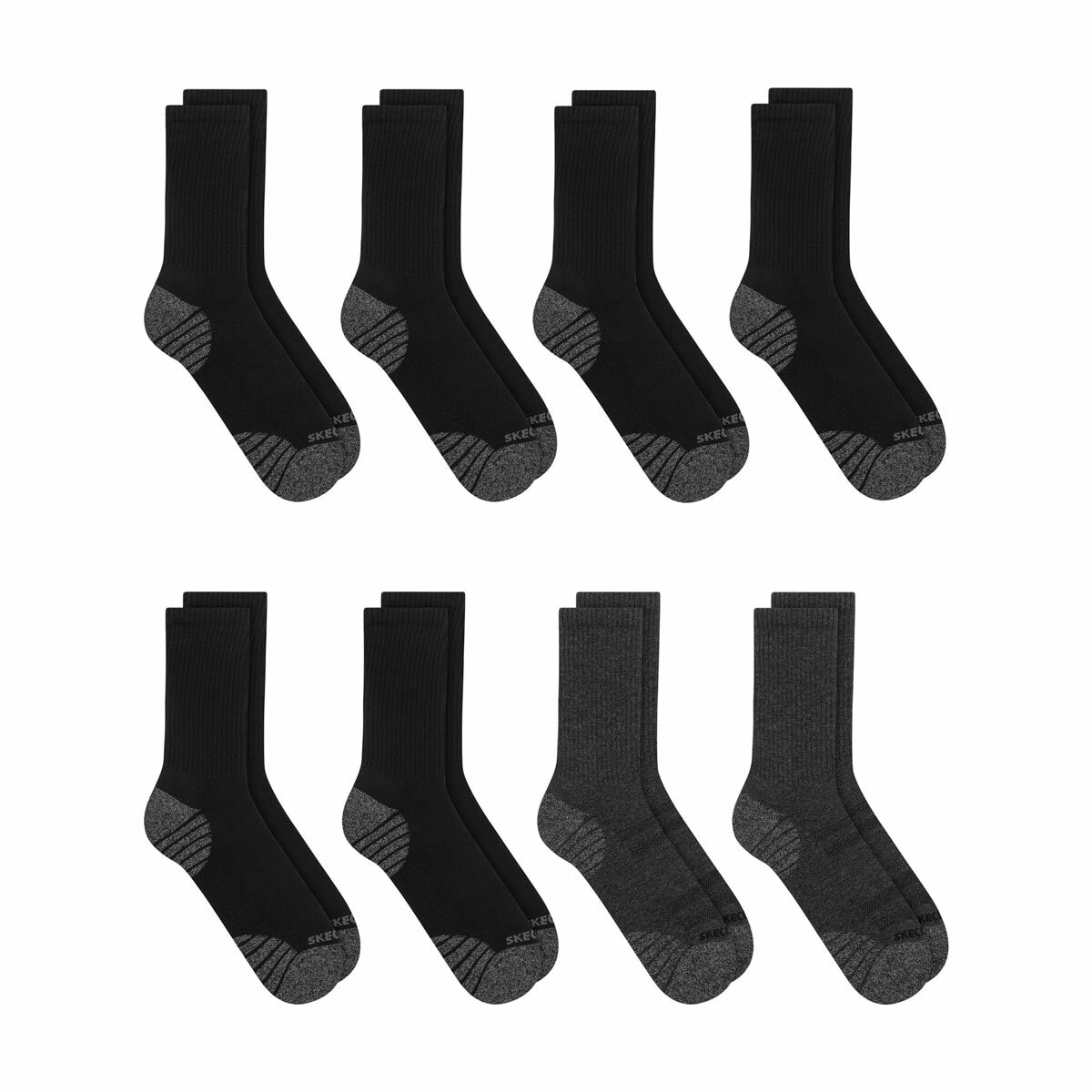 Skechers Men's Crew Sock 8 Pack