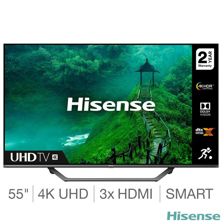 Hisense 55ae7400ftuk 55 Inch 4k Ultra Hd Smart Tv Costco Uk