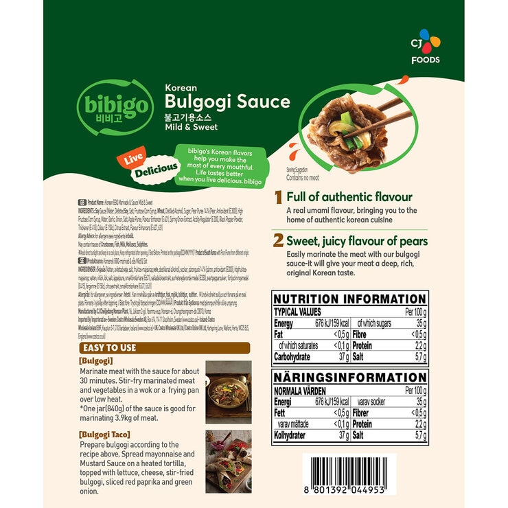 Nutritional Information