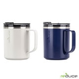 HOT1 Desktop Travel Mug 2 Pack, White & Blue