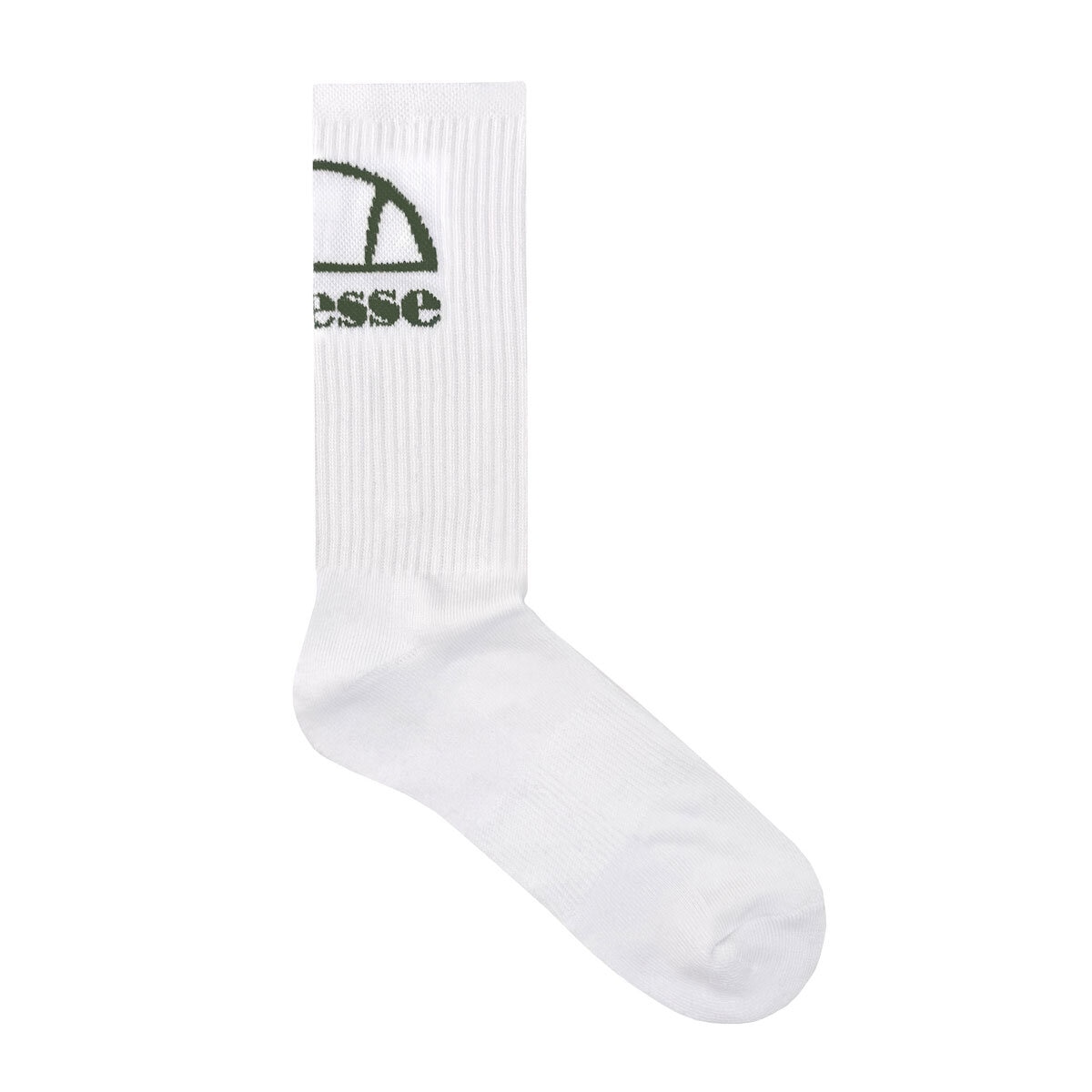 Ellesse Men's Heritage Crew Socks 10 Pack in White