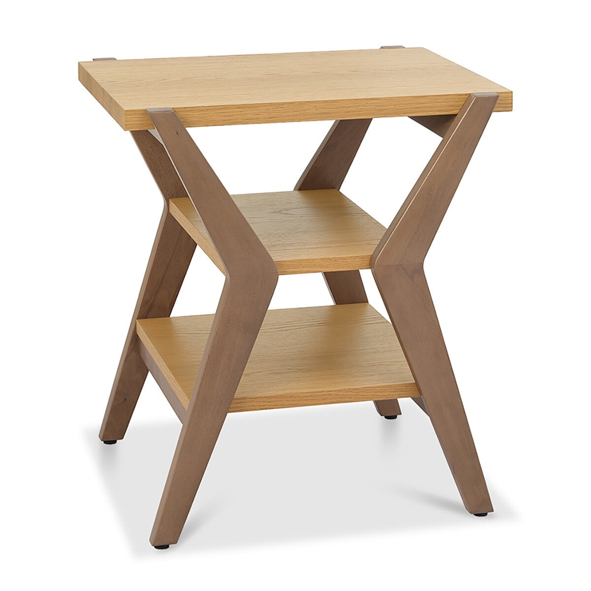 Bentley Designs Kristen Light Oak Lamp Table