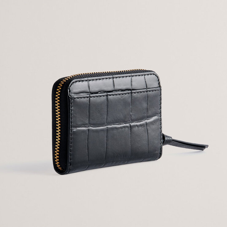Ted Baker Wesmin Padlock Small Leather Purse in Black Ted Baker Wesmin Padlock Small Leather Purse in Black