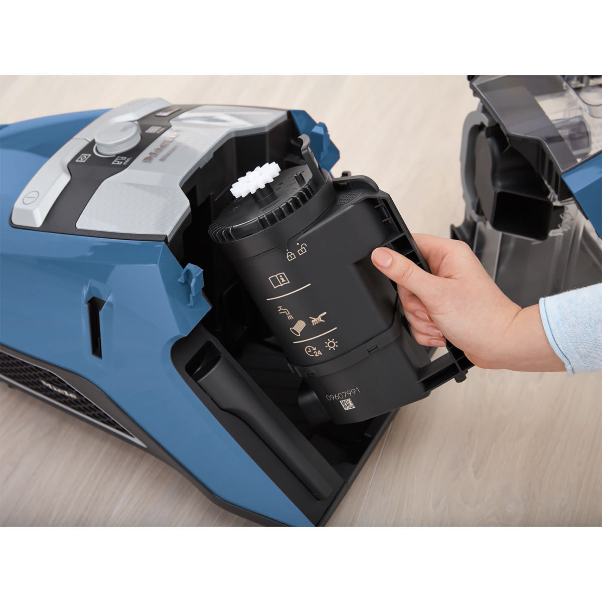 Miele Blizzard CX1 Blue PowerLine Bagless Cylinder Vacuum Cleaner SKRF3