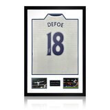 Jermain Defoe Signed Tottenham Premium Frame