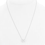 0.50ctw Marquise & Princess Cut Diamond Pendant, 14ct White Gold