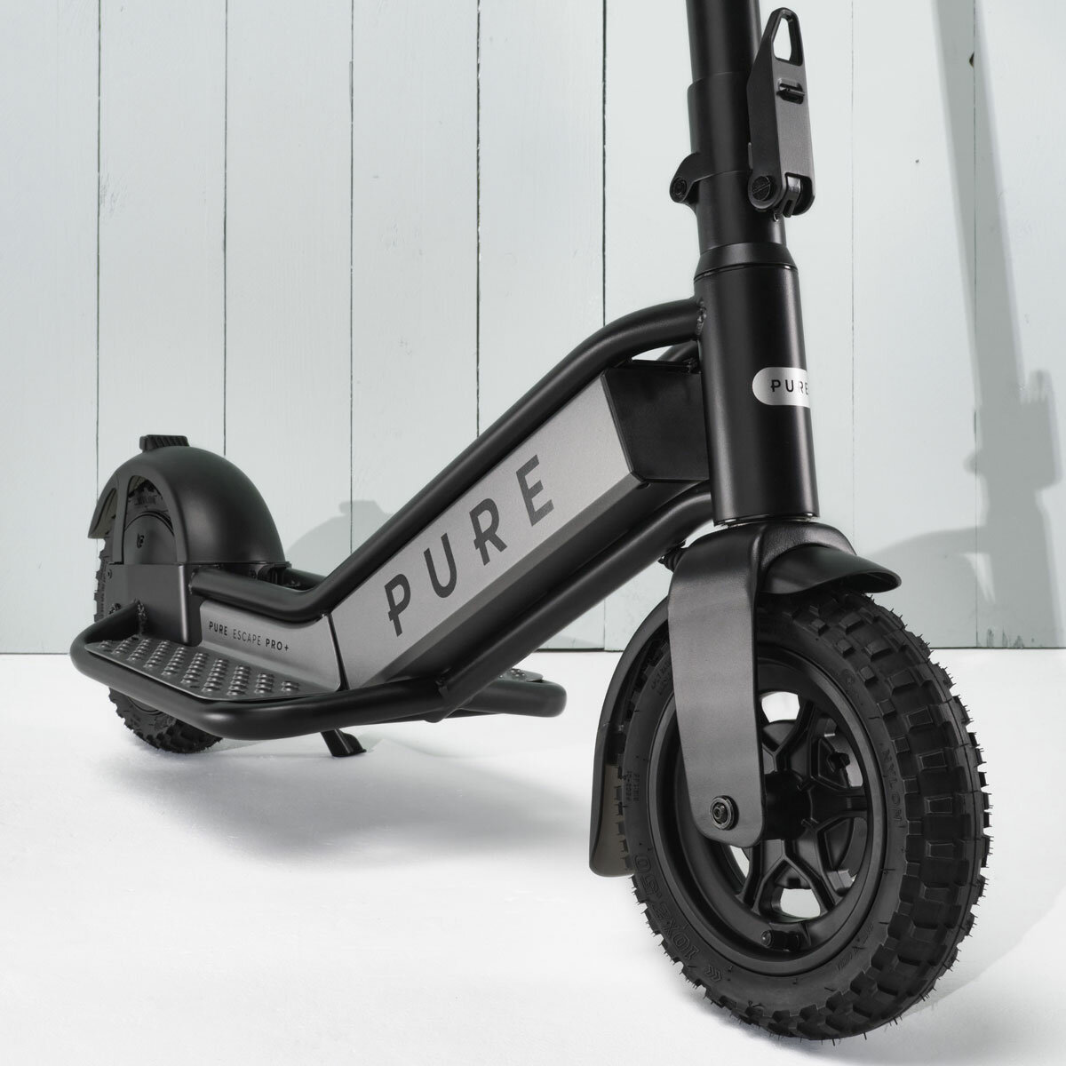 Pure Escape Pro+ Folding Electric Scooter in Black