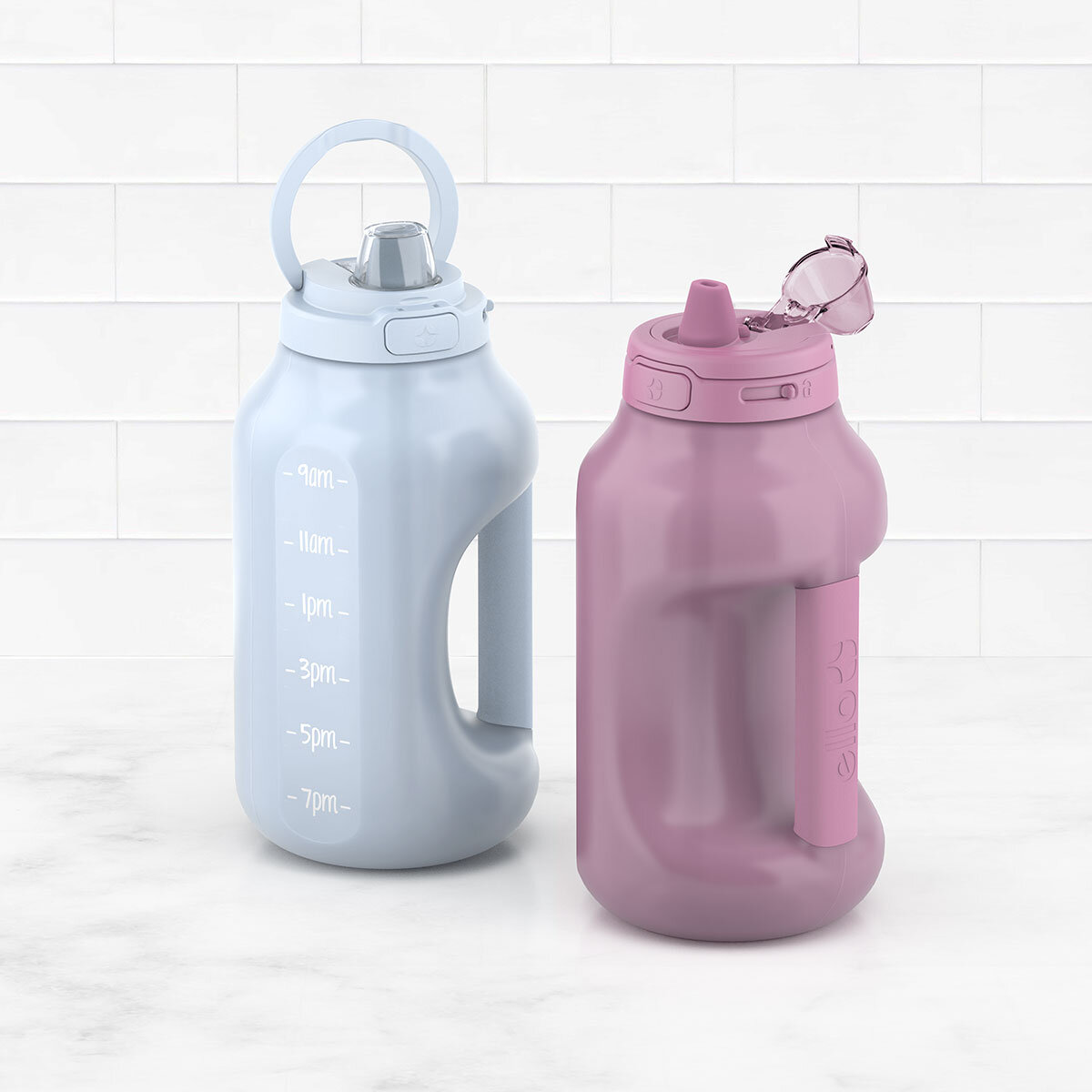 Ello 1.8L Water Bottle, 2 Pack in 2 Colours