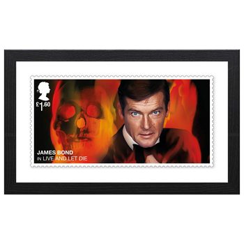 James Bond Framed Live and Let Die Royal Mail® Collectable Stamp Print