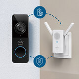 eufy Security 1080p Video Battery Doorbell with Chime and 16GB Micro-SD Card Local Storage