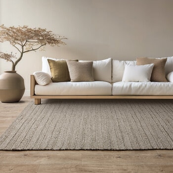 Grayson Hand Woven Indoor / Outdoor Rug in 3 sizes, Taupe