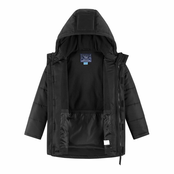 Andy & Evan Boys Back to School/Weekend Parka in Black