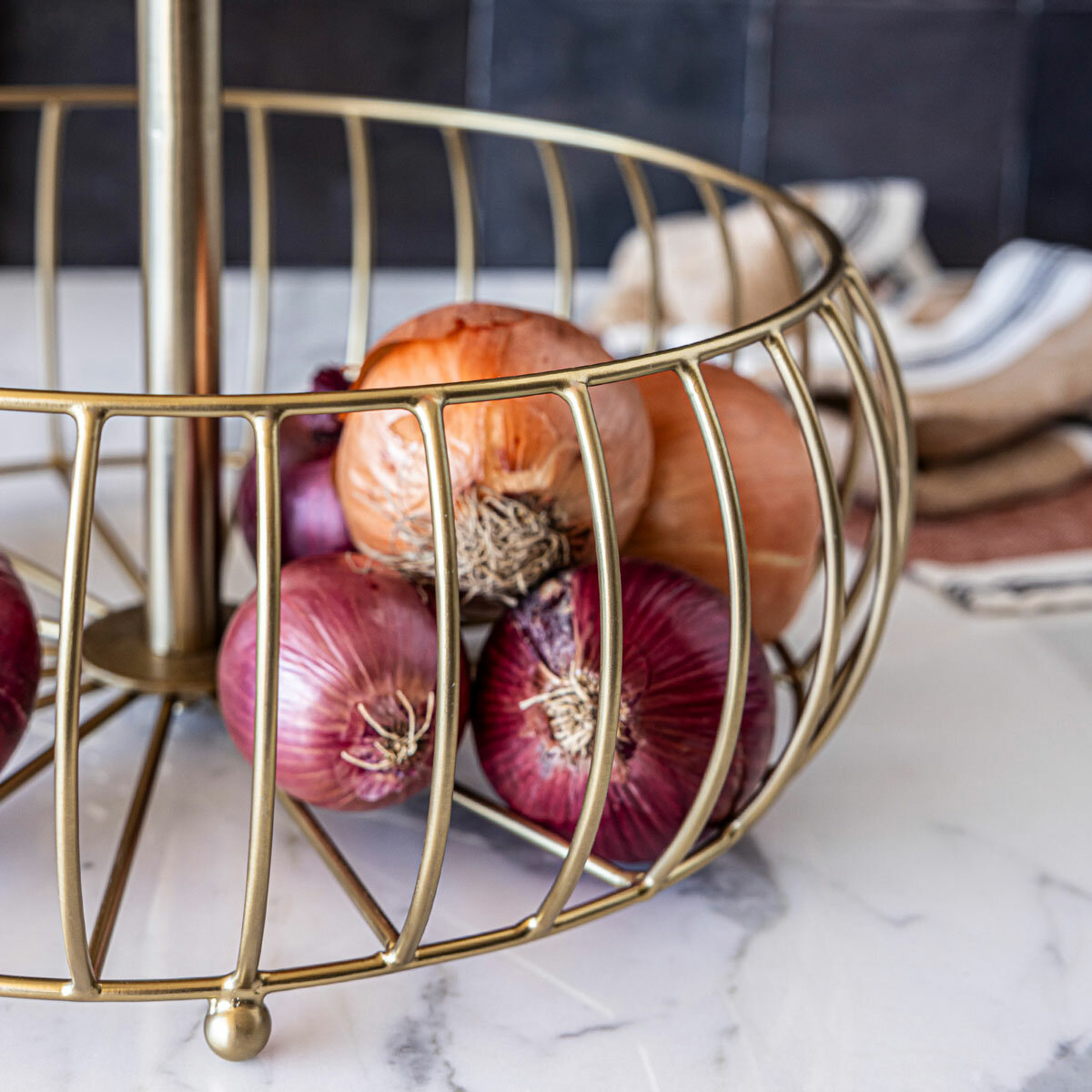 Over & Back 2-Tier Basket