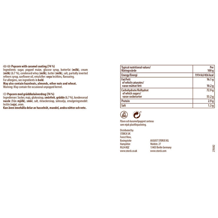 Back label