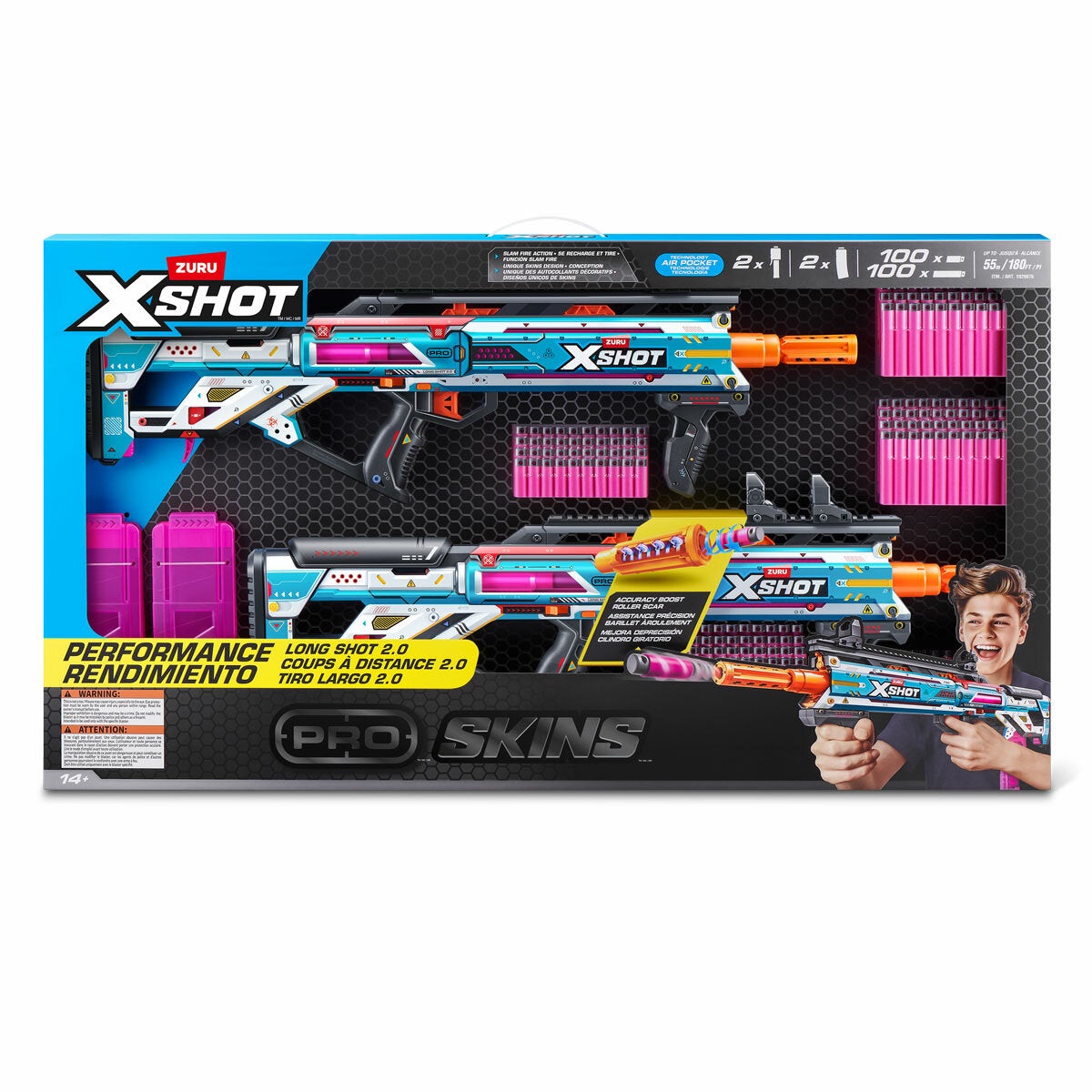 XShot Longshot Pro Series 1 - 2 Pack (14+ Years) XShot Longshot Pro Series 1 - 2 Pack (14+ Years)