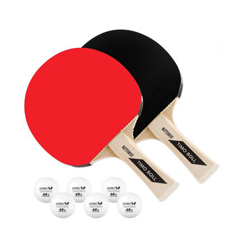 Butterfly Timo Boll Table Tennis 2 Bat Set with Balls