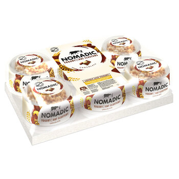 Nomadic Yoghurt & Oat Clusters Chocolate, 6 x 169g