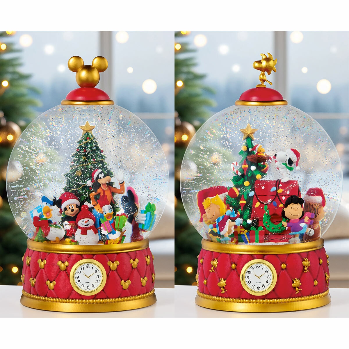 Christmas Snow Globe With Glitter And LED Lights Christmas Snow Globe With Glitter And LED Lights